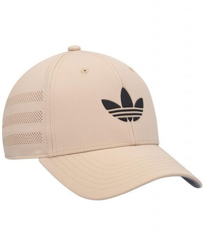 Men's Khaki Beacon Trefoil Snapback Hat $13.02 Hats