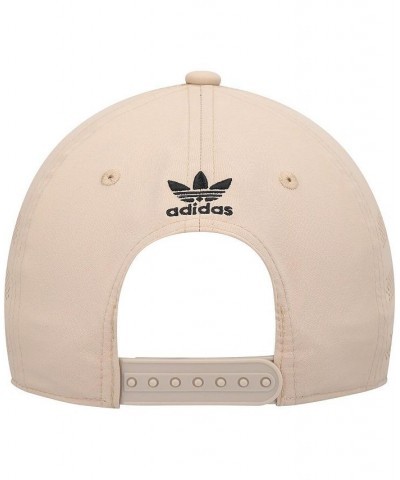 Men's Khaki Beacon Trefoil Snapback Hat $13.02 Hats