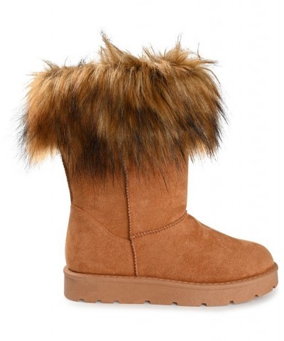 Women's Zorah Boots Tan/Beige $33.60 Shoes