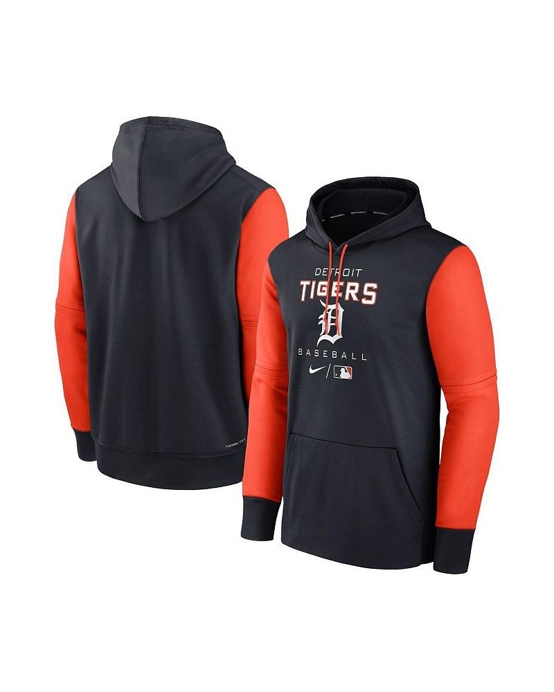 Men's Navy, Orange Detroit Tigers Authentic Collection Performance Hoodie $44.10 Sweatshirt