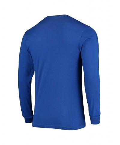 Men's Royal New York Giants Halftime Long Sleeve T-shirt $31.34 T-Shirts