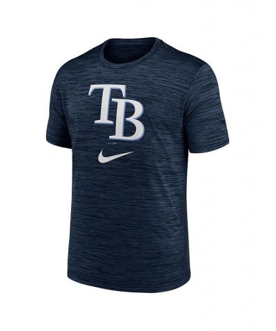 Men's Navy Tampa Bay Rays Logo Velocity Performance T-shirt $24.50 T-Shirts