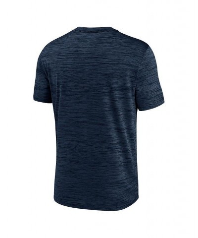 Men's Navy Tampa Bay Rays Logo Velocity Performance T-shirt $24.50 T-Shirts