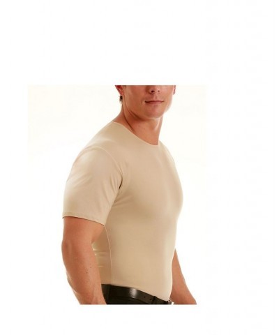 Men's Big & Tall Insta Slim Compression Short Sleeve Crew-Neck T-Shirt White $47.91 Undershirt