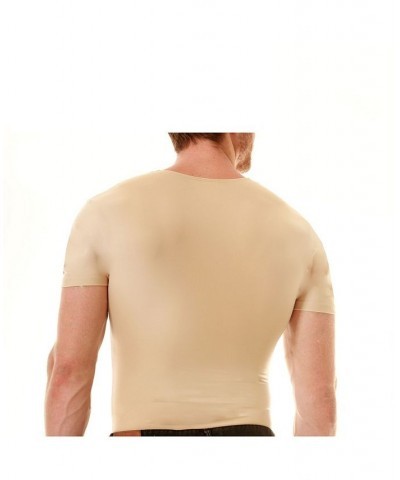 Men's Big & Tall Insta Slim Compression Short Sleeve Crew-Neck T-Shirt White $47.91 Undershirt