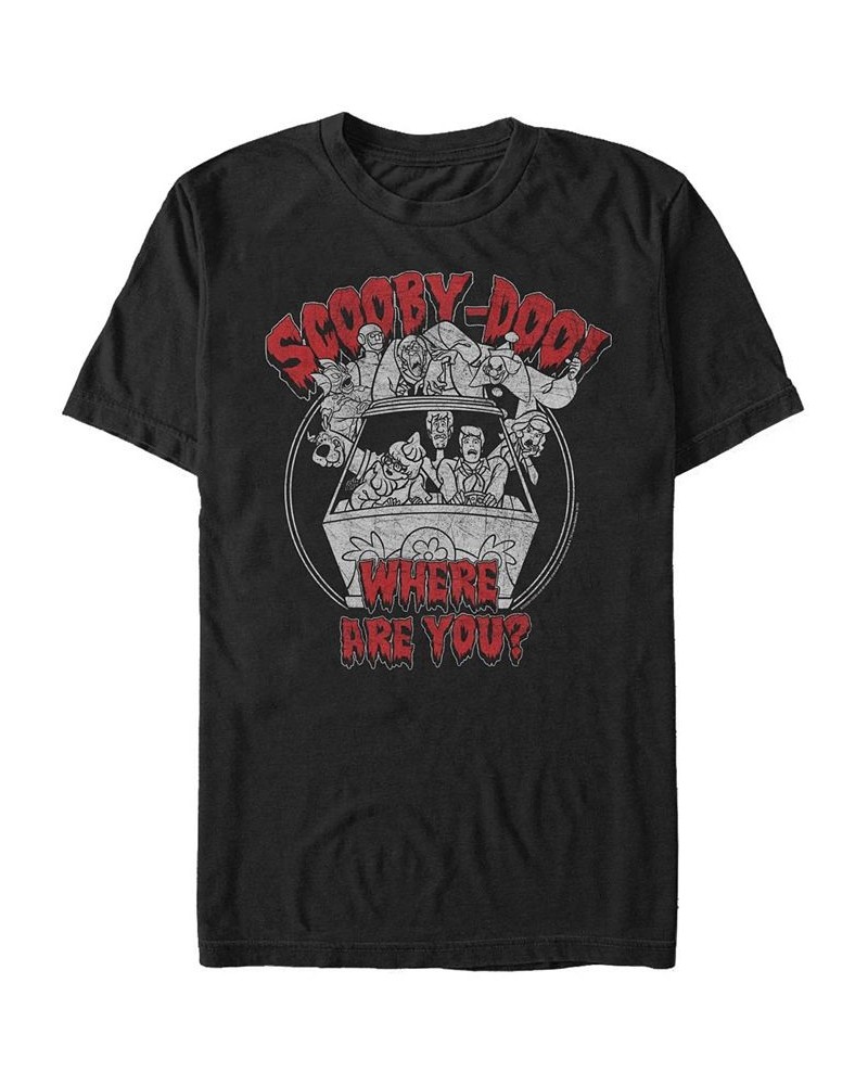 Scooby-Doo Men's Where Are You Spooky Monster Van Short Sleeve T-Shirt $15.75 T-Shirts