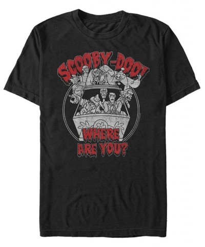 Scooby-Doo Men's Where Are You Spooky Monster Van Short Sleeve T-Shirt $15.75 T-Shirts