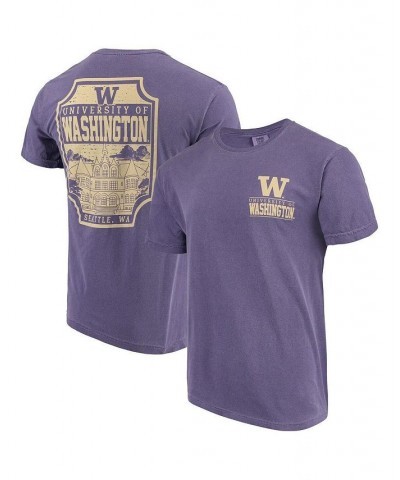 Men's Purple Washington Huskies Comfort Colors Campus Icon T-shirt $23.09 T-Shirts