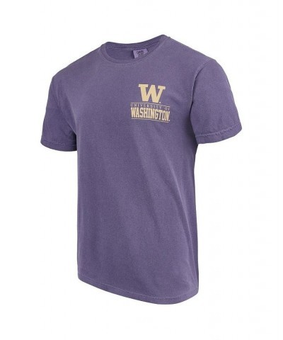 Men's Purple Washington Huskies Comfort Colors Campus Icon T-shirt $23.09 T-Shirts