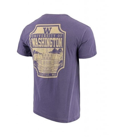 Men's Purple Washington Huskies Comfort Colors Campus Icon T-shirt $23.09 T-Shirts