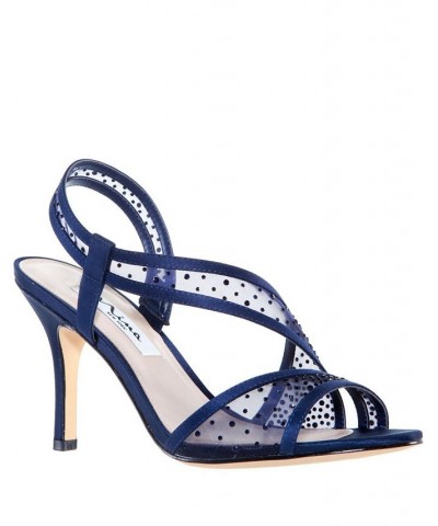 Women's Valeda Evening Sandals Blue $46.87 Shoes