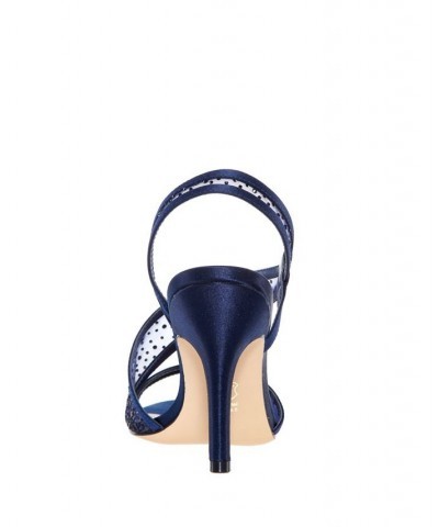 Women's Valeda Evening Sandals Blue $46.87 Shoes