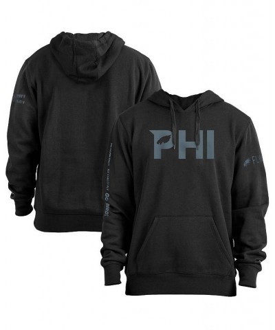 Men's Black Philadelphia Eagles Fly Collection Pullover Hoodie $36.00 Sweatshirt