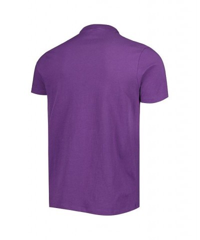 Men's Purple Minnesota Vikings Team Stripe T-Shirt $24.29 T-Shirts