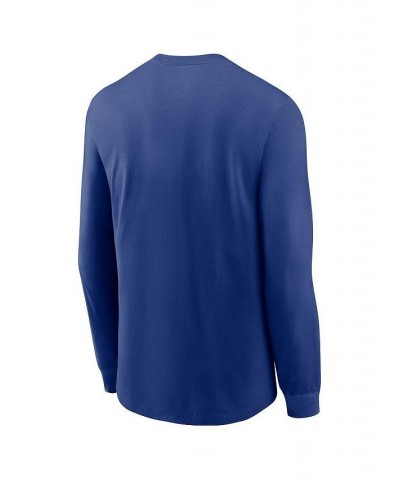 Men's Royal Chicago Cubs Alternate Logo Long Sleeve T-shirt $26.99 T-Shirts