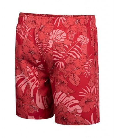 Men's Scarlet Ohio State Buckeyes The Dude Swim Shorts $31.50 Swimsuits