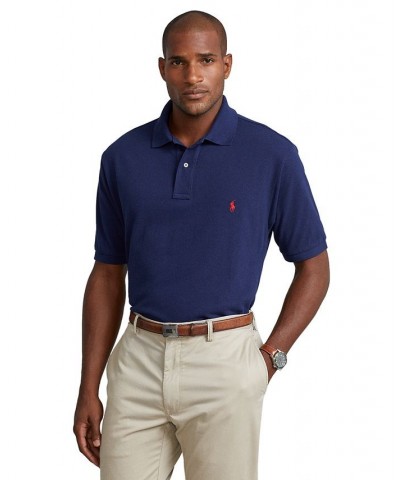 Men's Big & Tall Classic-Fit Cotton Mesh Polo Newport Navy $55.20 Polo Shirts