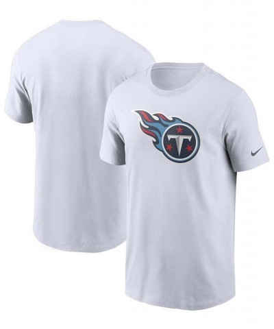 Men's White Tennessee Titans Primary Logo T-shirt $16.20 T-Shirts