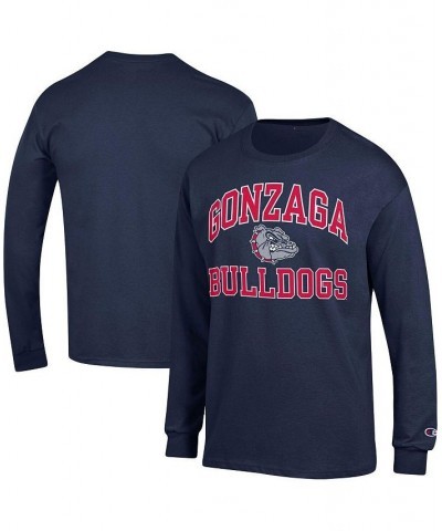 Men's Navy Gonzaga Bulldogs High Motor Long Sleeve T-shirt $16.80 T-Shirts