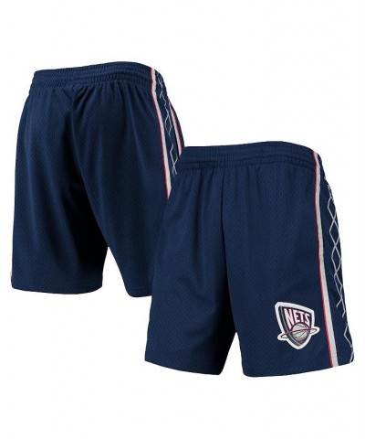 Men's Navy New Jersey Nets 2006-07 Hardwood Classics Swingman Shorts $49.49 Shorts