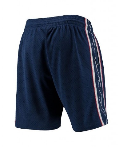 Men's Navy New Jersey Nets 2006-07 Hardwood Classics Swingman Shorts $49.49 Shorts