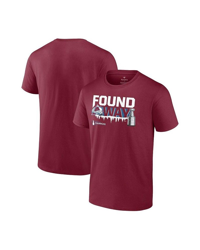 Men's Branded Burgundy Colorado Avalanche 2022 Stanley Cup Champions Big and Tall Rebound T-shirt $23.04 T-Shirts