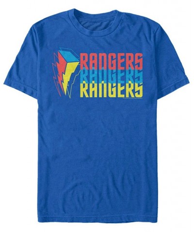 Men's Ranger Bolt Stack Short Sleeve Crew T-shirt Blue $17.50 T-Shirts