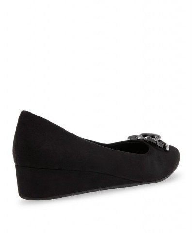 Women's Marika Wedge Flats Black $50.35 Shoes