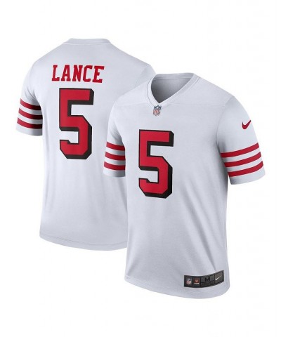 Men's Trey Lance White San Francisco 49ers Alternate Legend Jersey $40.80 Jersey