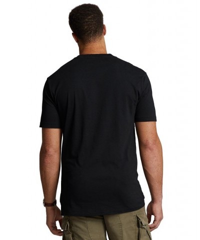 Men's Big & Tall Big Pony Jersey T-Shirt Black $40.50 T-Shirts