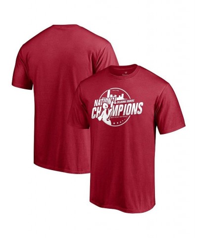 Men's Branded Crimson Oklahoma Sooners 2021 NCAA Softball Women's College World Series Champions Steal T-shirt $19.59 T-Shirts