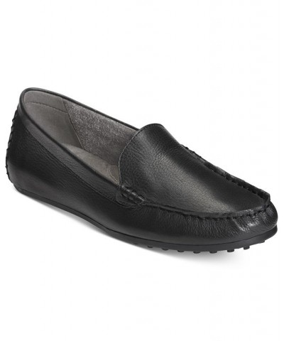 Women's Over Drive Driving Style Loafers Black $44.69 Shoes