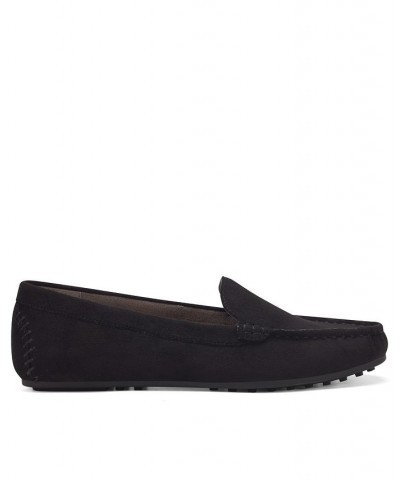 Women's Over Drive Driving Style Loafers Black $44.69 Shoes