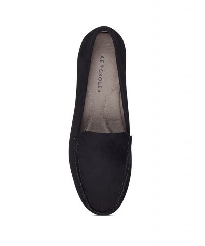 Women's Over Drive Driving Style Loafers Black $44.69 Shoes