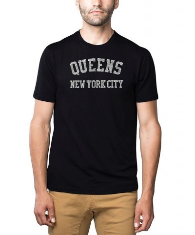 Mens Premium Blend Word Art T-Shirt - Queens NY Neighborhoods Black $18.90 T-Shirts