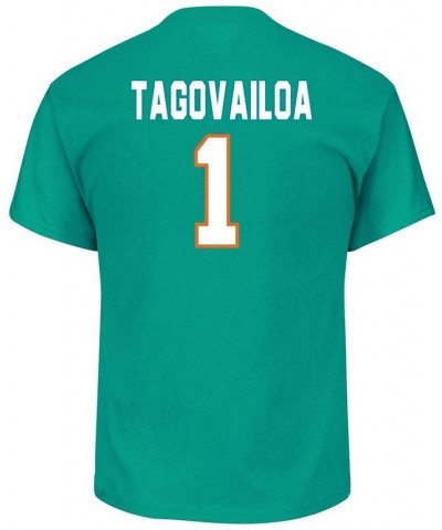 Men's Big and Tall Tua Tagovailoa Aqua Miami Dolphins Eligible Receiver Iii Name Number T-shirt $24.18 T-Shirts