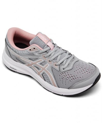 Women's GEL-Contend 8 Running Sneakers Gray $35.70 Shoes