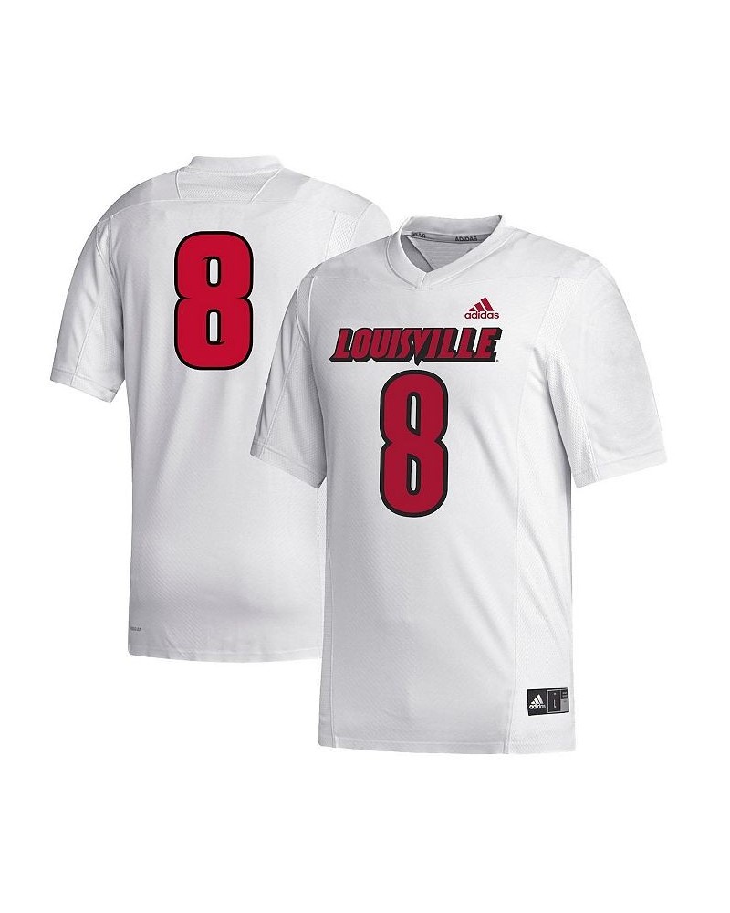 Men's 8 White Louisville Cardinals Alumni Replica Jersey $33.11 Jersey