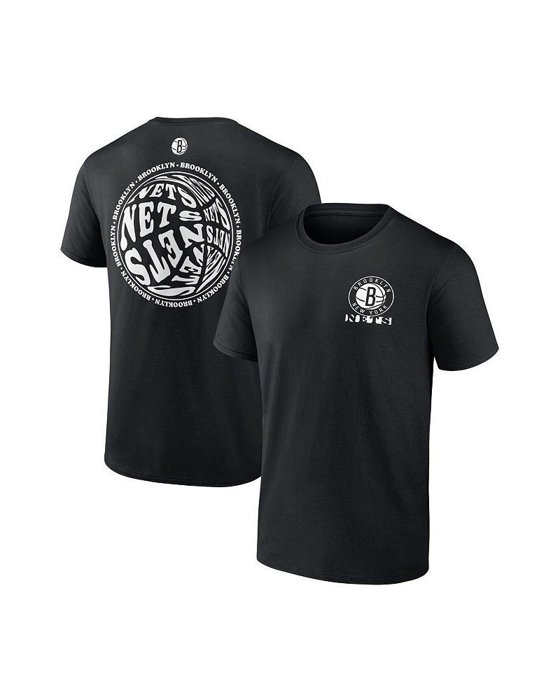 Men's Branded Black Brooklyn Nets Basketball Street Collective T-shirt $27.59 T-Shirts