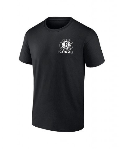 Men's Branded Black Brooklyn Nets Basketball Street Collective T-shirt $27.59 T-Shirts