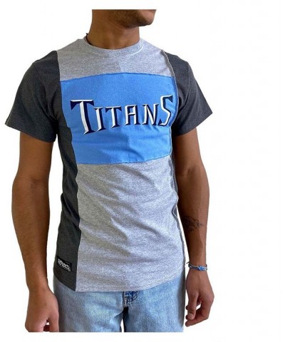 Men's Heathered Gray Tennessee Titans Split T-shirt $25.00 T-Shirts