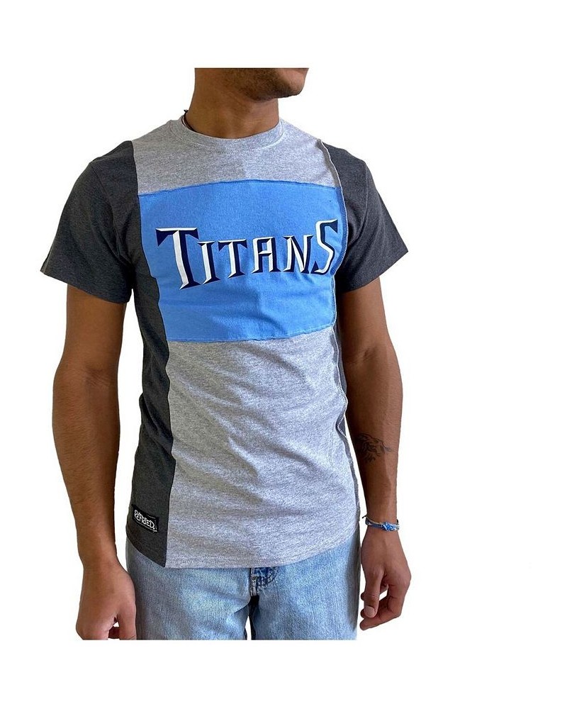 Men's Heathered Gray Tennessee Titans Split T-shirt $25.00 T-Shirts