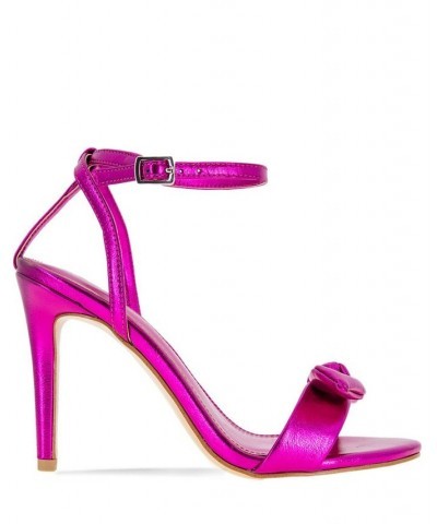 Women's Jamina Bow Detail Dress Sandal Pink $59.34 Shoes