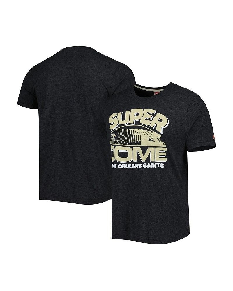 Men's Black New Orleans Saints Superdome Hyper Local Tri-Blend T-shirt $18.86 T-Shirts