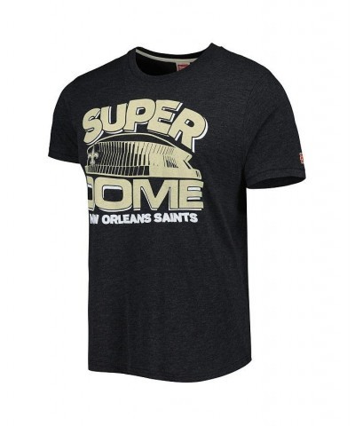 Men's Black New Orleans Saints Superdome Hyper Local Tri-Blend T-shirt $18.86 T-Shirts