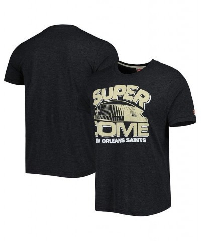 Men's Black New Orleans Saints Superdome Hyper Local Tri-Blend T-shirt $18.86 T-Shirts