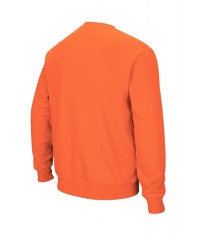 Men's Orange Auburn Tigers Arch & Logo Crew Neck Sweatshirt $26.40 Sweatshirt