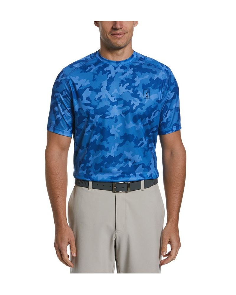 Men's Camo Print Short-Sleeve Performance T-Shirt Multi $16.80 T-Shirts