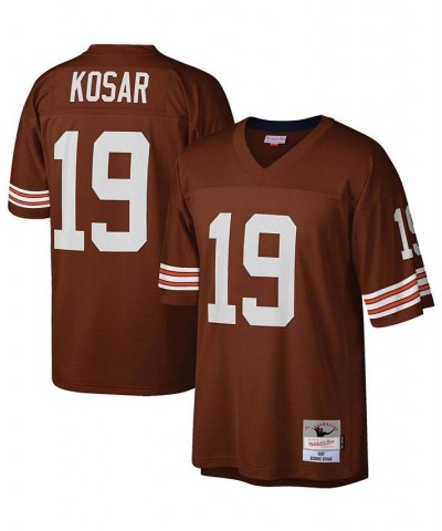 Men's Bernie Kosar Brown Cleveland Browns Legacy Replica Jersey $79.90 Jersey