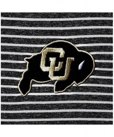 Men's Black Colorado Buffaloes Stadium Stripe Polo Shirt $32.39 Polo Shirts